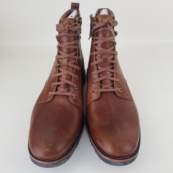 Timberland Men Kendrick Leather Side Zip Casual Boot Brown - Picture 8 of 16